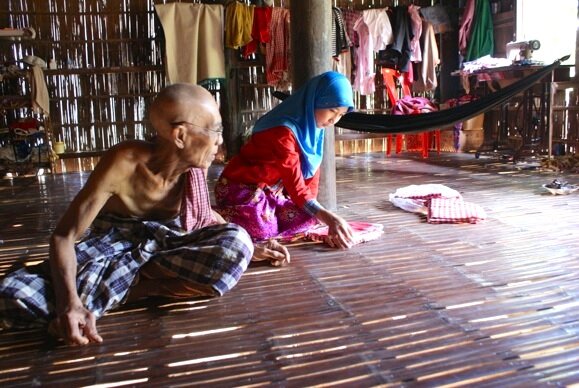 The oldest man in Svay Khleang lost children to the Khmer Rouge